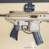 SIG-Saur MPX Copperhead with a beige background