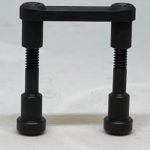 A black handle with two small ones on it.