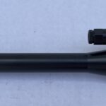 A black pen with a small black tip.