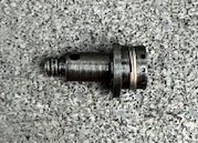 A close up of the bottom part of an engine
