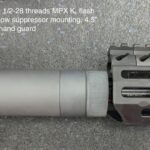 A picture of the inside of an air rifle.