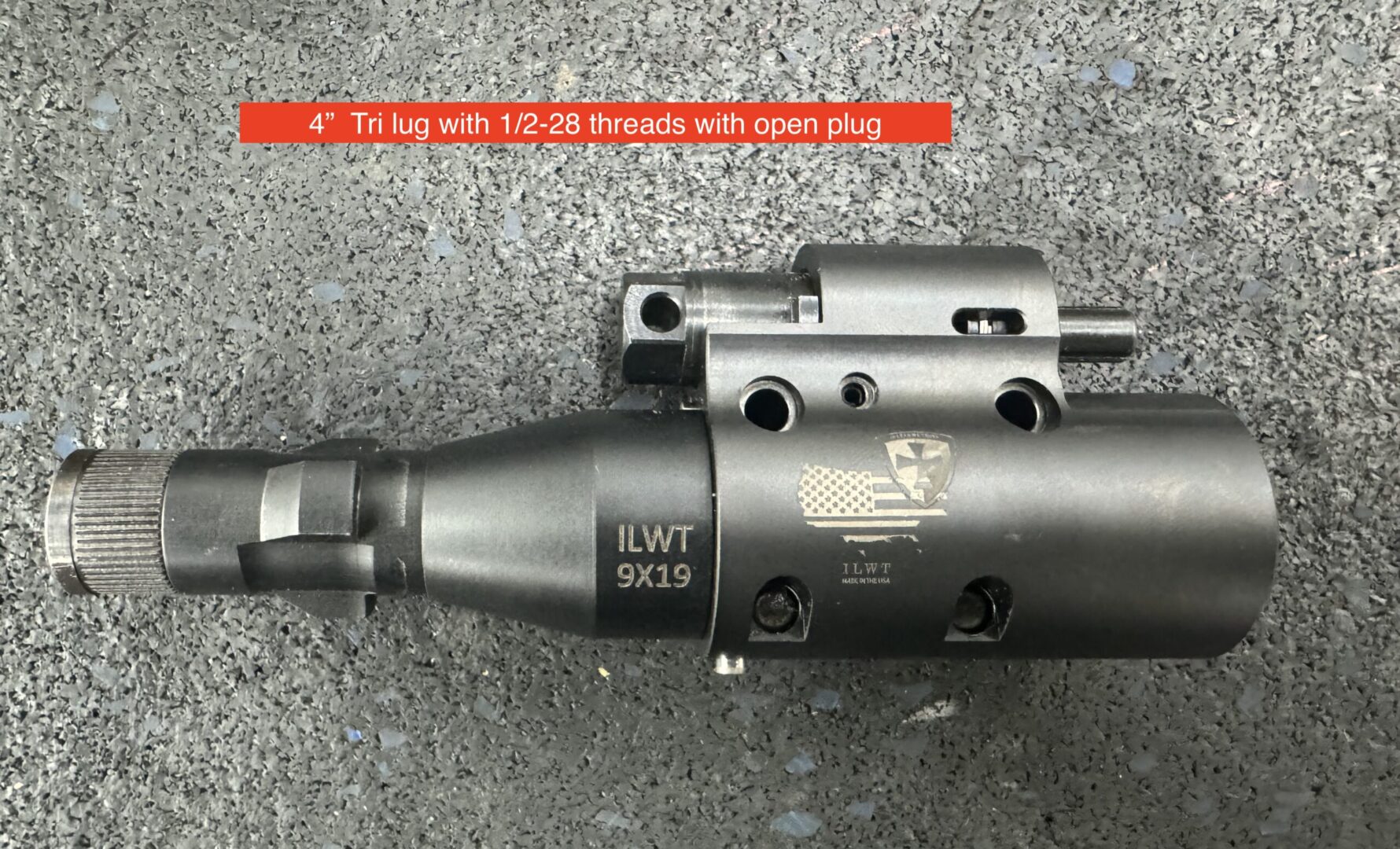 A close up of an air hammer with instructions